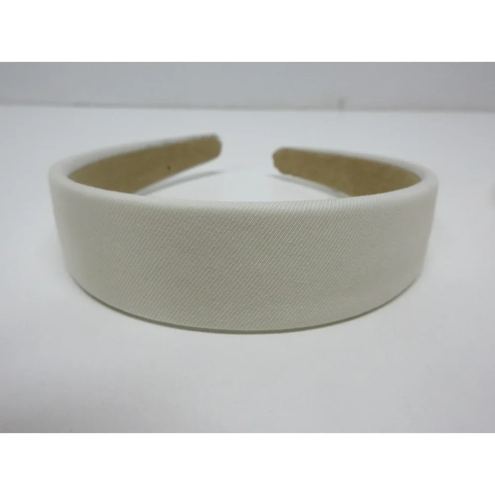 DRESHOW Wide Headbands Set Of 3 Women Beige Black Cream Solid Non Slip Classic